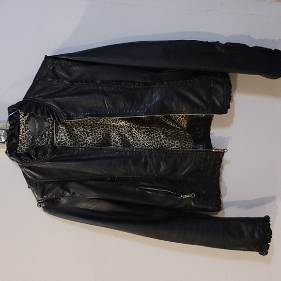 KENNA-T black soft genuine leather jacket Size S - Picture 7 of 10